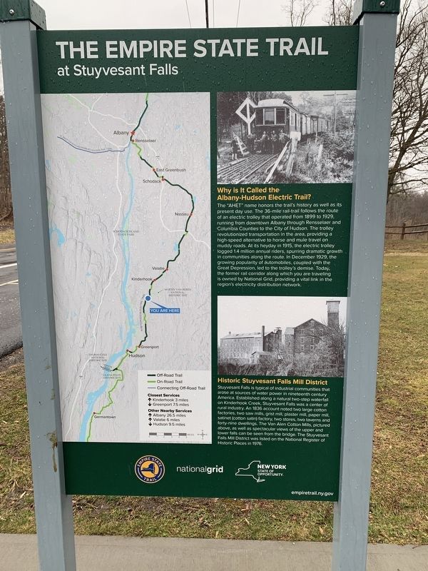 The Empire State Trail Marker image. Click for full size.