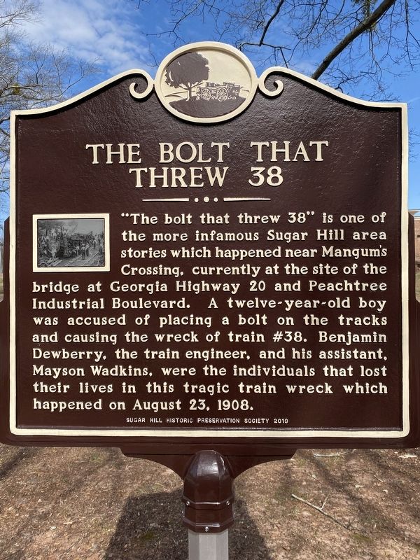 The BoltThat Threw 38 Marker image. Click for full size.