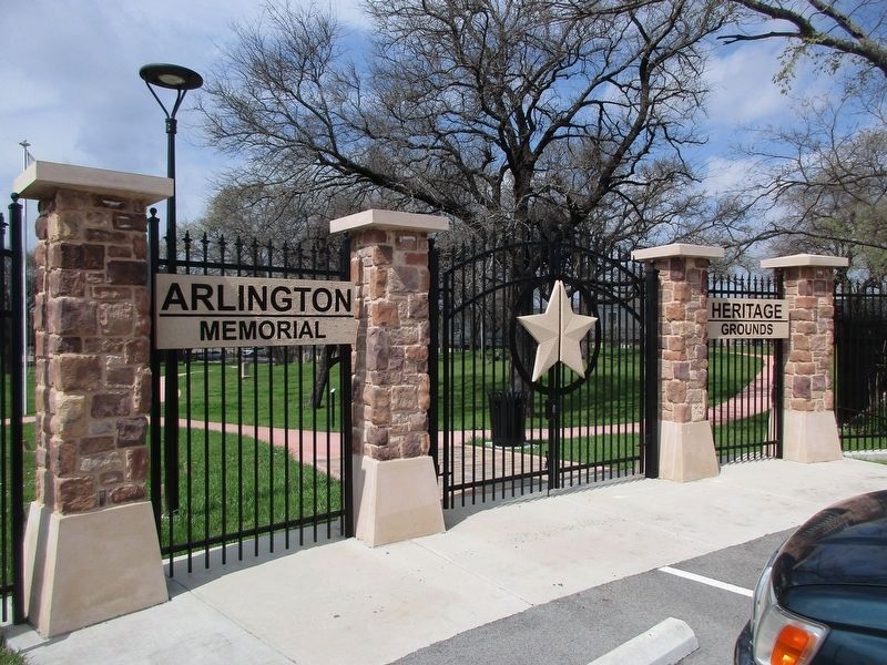 Entrance gate for Middleton Tate Johnson Marker. Click for full size. Entrance gate for Middleton Tate Johnson Marker image. Click for full size.