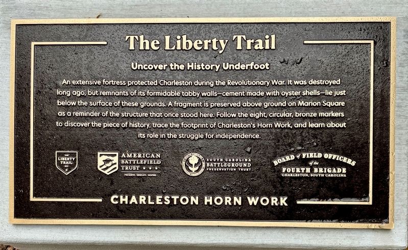 The Liberty Trail Marker image. Click for full size.