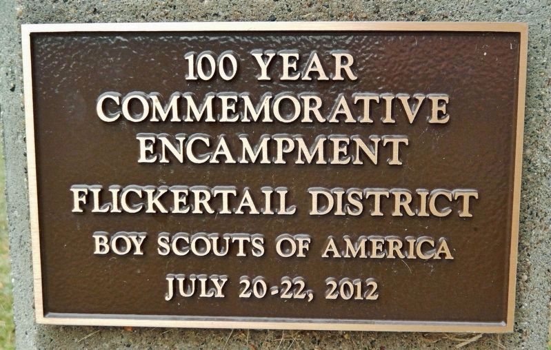 First Boy Scout Encampment Centennial Marker image. Click for full size.