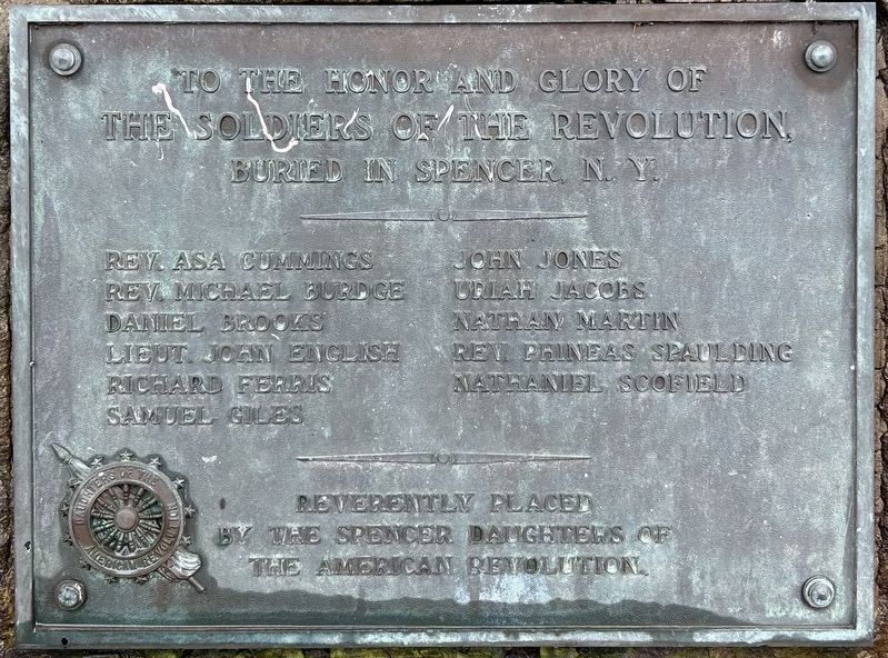 Spencer American Revolutionary War Memorial image. Click for full size.