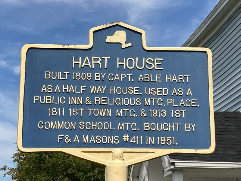 Hart House Marker image. Click for full size.