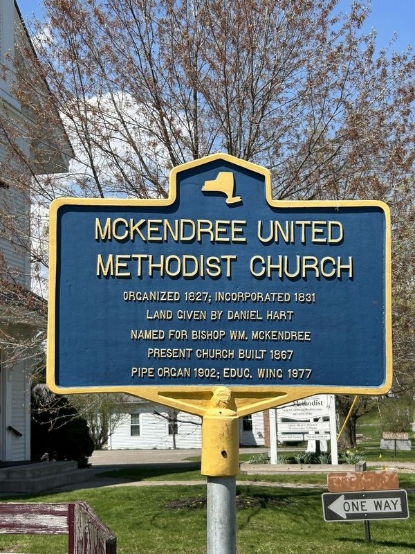 McKendree United Methodist Church Marker image. Click for full size.