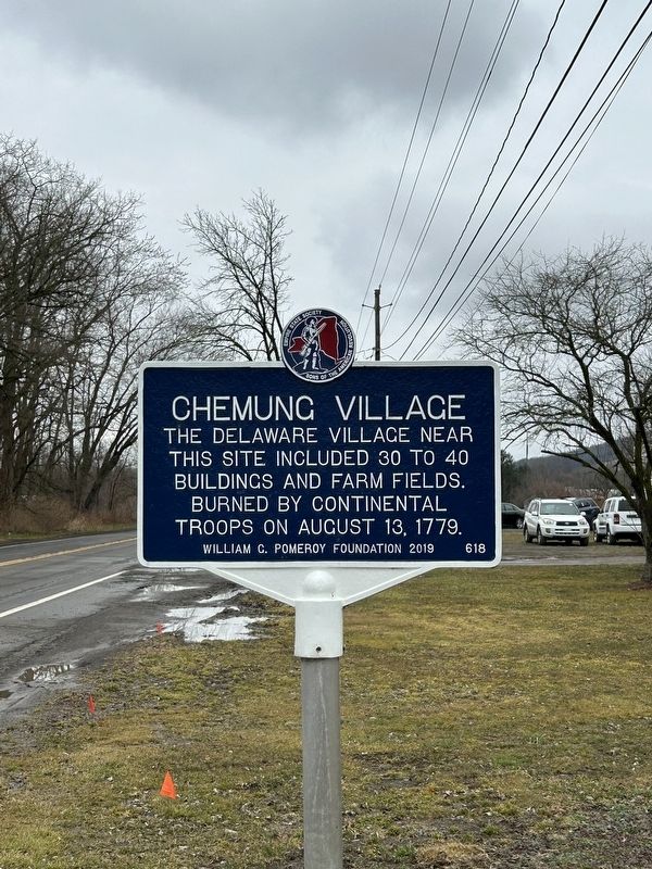 Chemung Village Marker image. Click for full size.