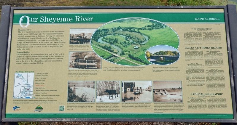 Our Sheyenne River Marker image. Click for full size.