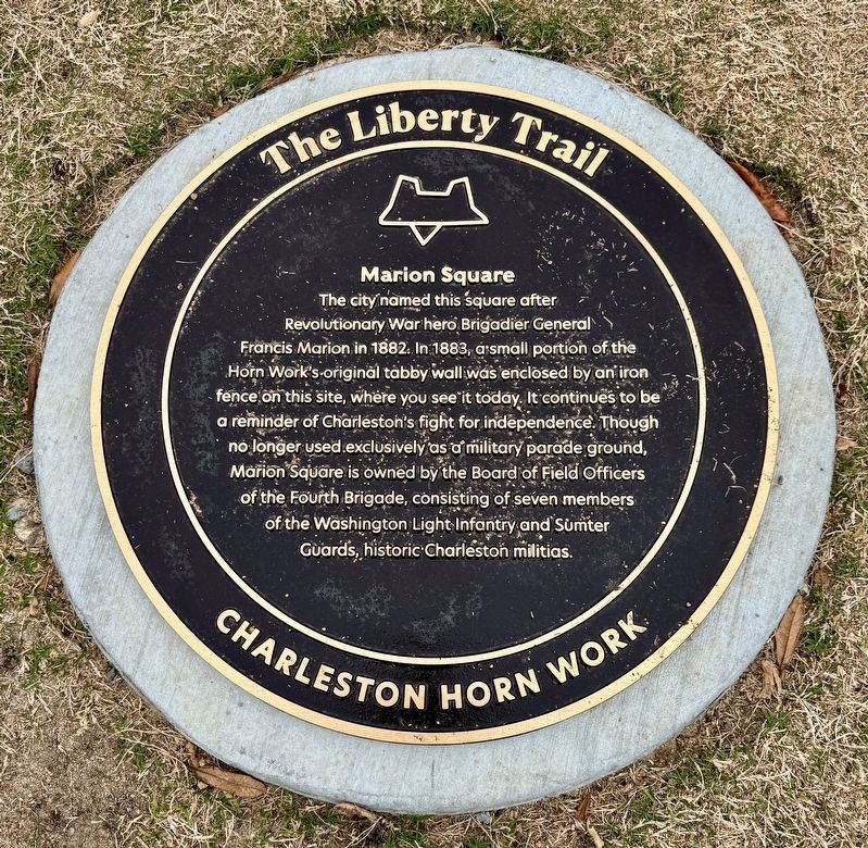 Marion Square Marker image. Click for full size.