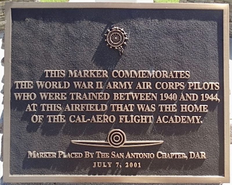 WWII Army Aircore Pilots Marker image. Click for full size.