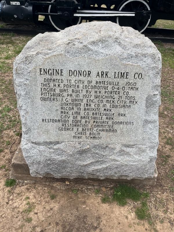 Engine Donor Ark. Lime Co. Marker image. Click for full size.