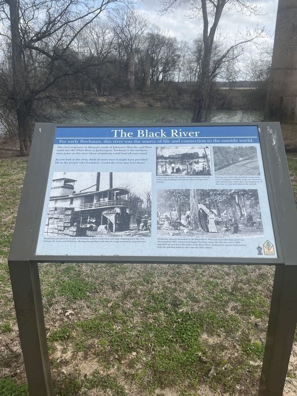 The Black River Marker image. Click for full size.