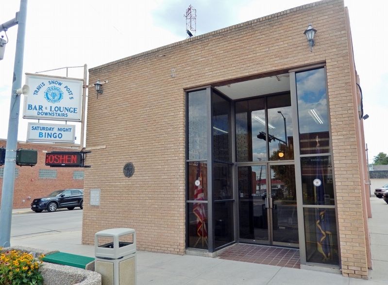 CPL. Travis Snow Memorial Building. Click for full size. CPL. Travis Snow Memorial Building image. Click for full size.