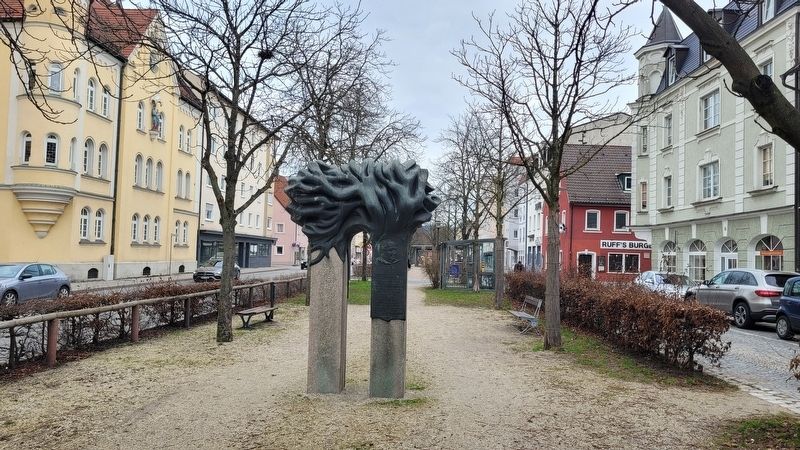 The view of the König Maximilian I. Joseph Marker along the greenspace. Click for full size. The view of the König Maximilian I. Joseph Marker along the greenspace image. Click for full size.