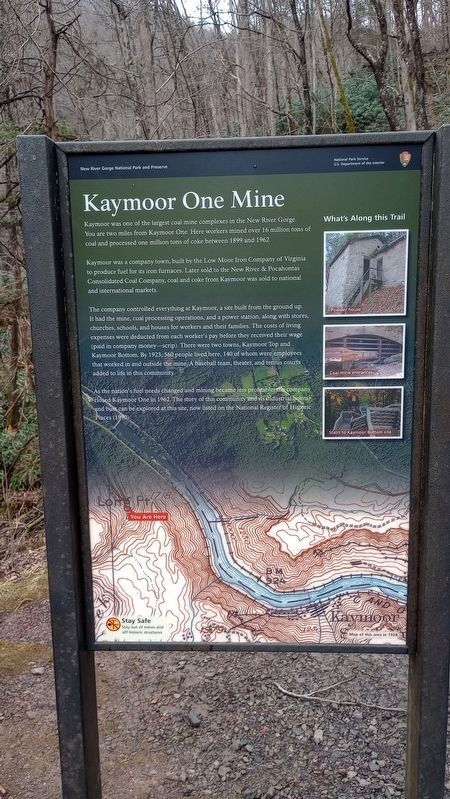 Kaymoor One Mine Marker image. Click for full size.
