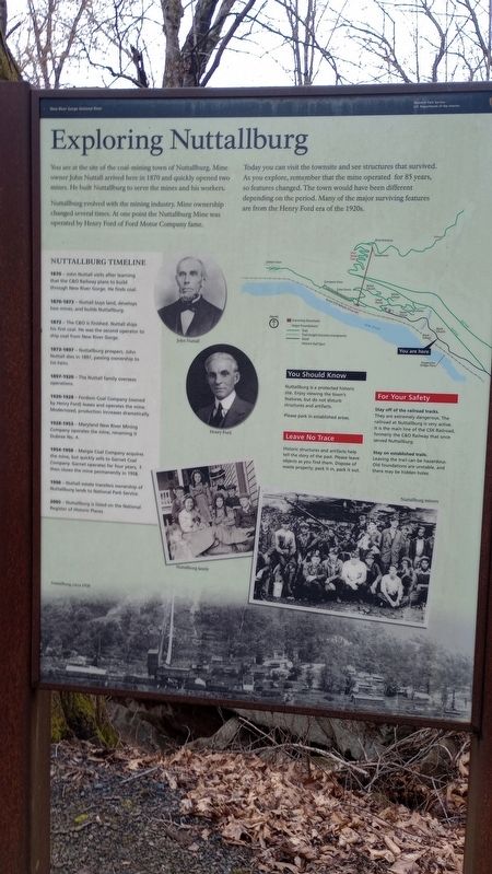 Exploring Nuttallburg Marker image. Click for full size.