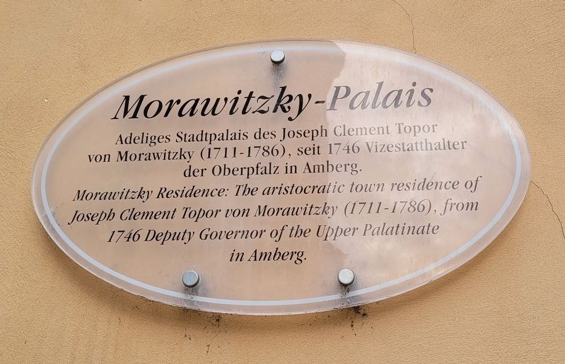 Morawitzky-Palais / Morawitzky Residence Marker. Click for full size. Morawitzky-Palais / Morawitzky Residence Marker image. Click for full size.