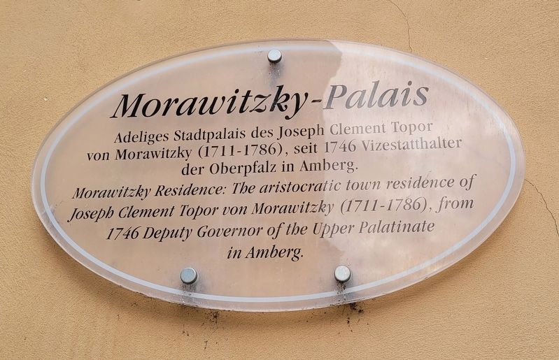Morawitzky-Palais / Morawitzky Residence Marker image. Click for full size.
