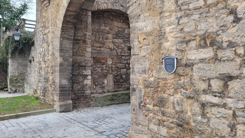 Galgentorturm / Gallows Gate Tower Marker image. Click for full size.