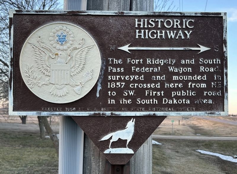 Historic Highway Marker image. Click for full size.