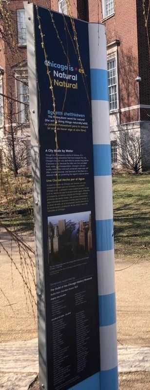 Chicago is Natural Marker (front side). Click for full size. Chicago is Natural Marker (front side) image. Click for full size.