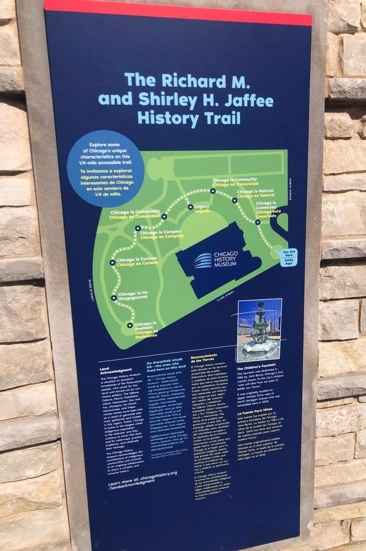 The Richard M. and Shirley H. Jaffee History Trail Marker image. Click for full size.