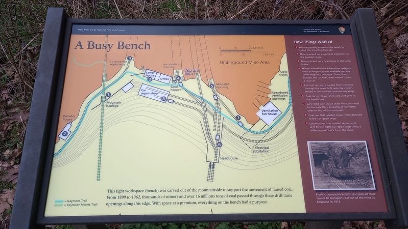 A Busy Bench Marker. Click for full size. A Busy Bench Marker image. Click for full size.