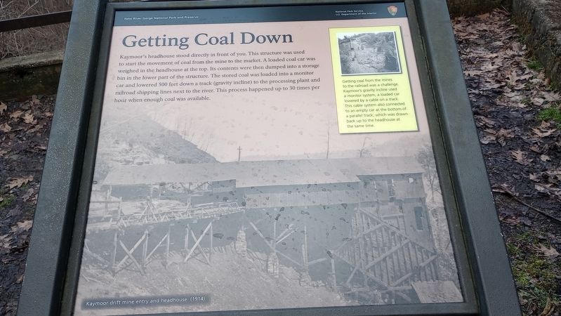 Getting Coal Down Marker image. Click for full size.
