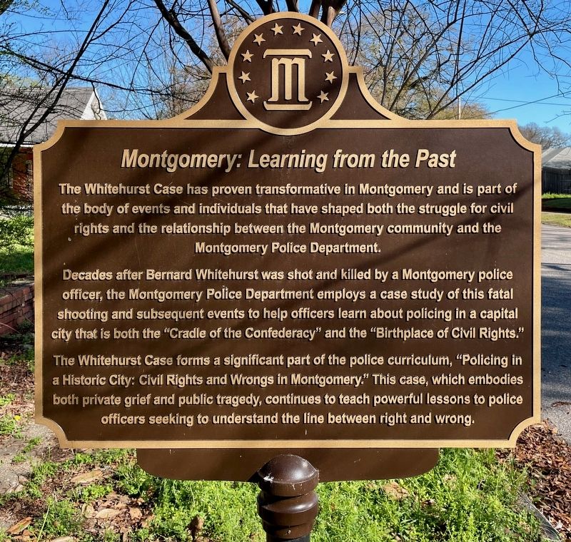 Montgomery: Learning From the Past Marker image. Click for full size.