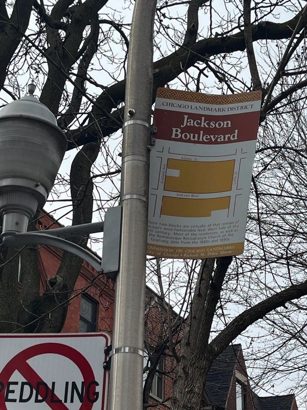Jackson Boulevard Marker image. Click for full size.