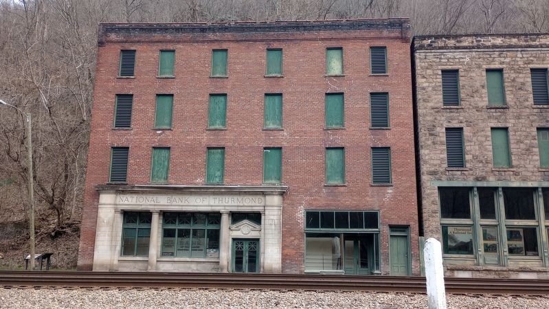 The National Bank of Thurmond. Click for full size. The National Bank of Thurmond image. Click for full size.
