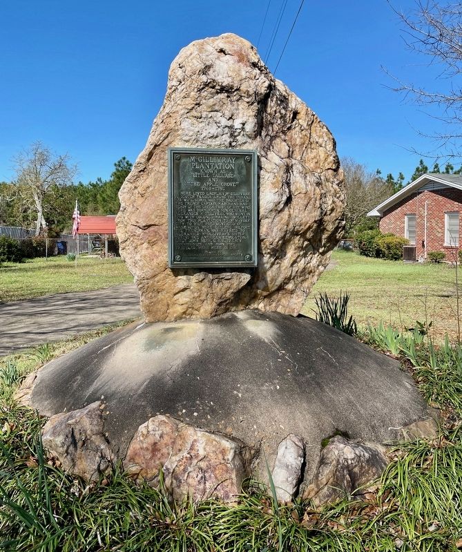 McGillivray Plantation Marker. Click for full size. McGillivray Plantation Marker image. Click for full size.