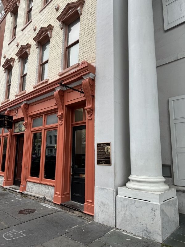 Broad Street Site of Domestic Slave Trade Marker image. Click for full size.