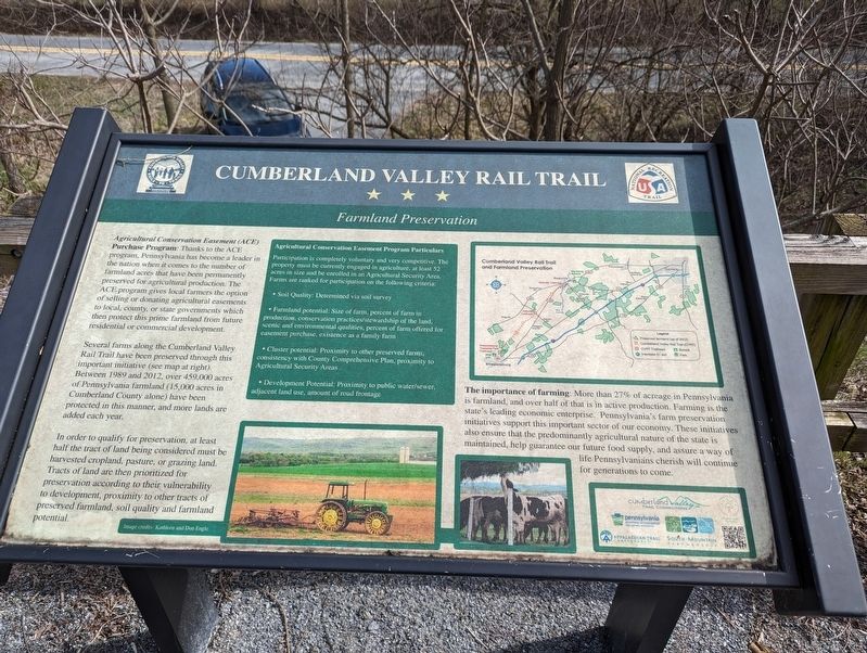 Farmland Preservation Marker. Click for full size. Farmland Preservation Marker image. Click for full size.