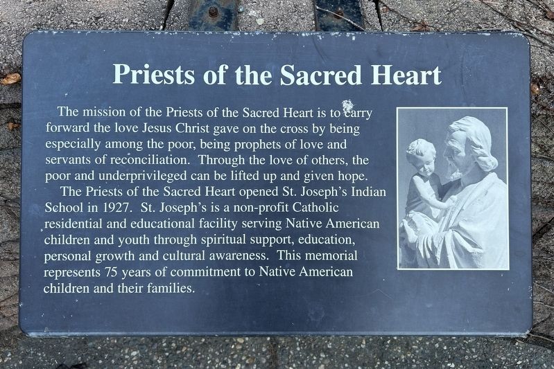 Priests of the Sacred Heart Marker image. Click for full size.