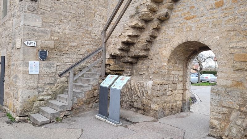The Powder tower Marker is located on the left. Click for full size. The Powder tower Marker is located on the left image. Click for full size.