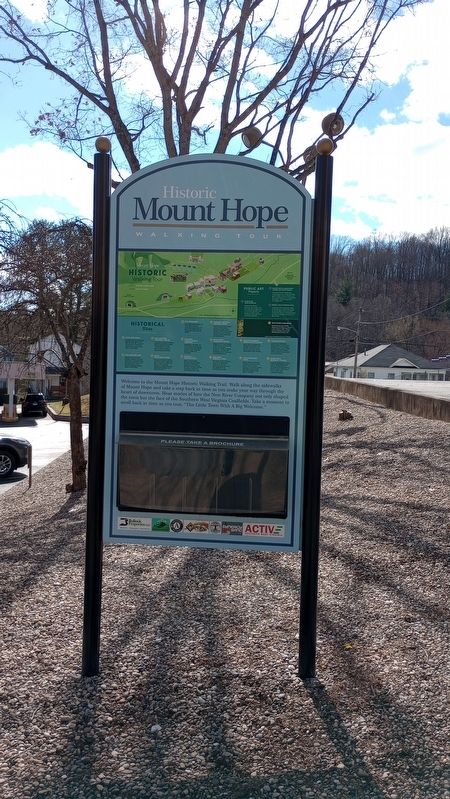Historic Mount Hope Walking Tour Marker image. Click for full size.