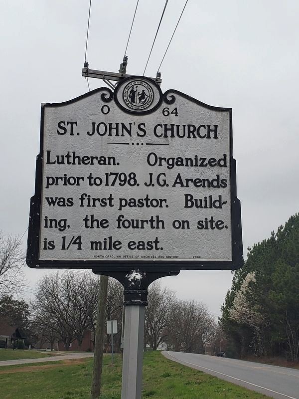 St. John's Church Marker image. Click for full size.