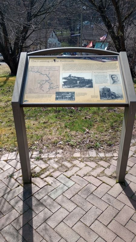 The Coming of the Railroads Marker image. Click for full size.
