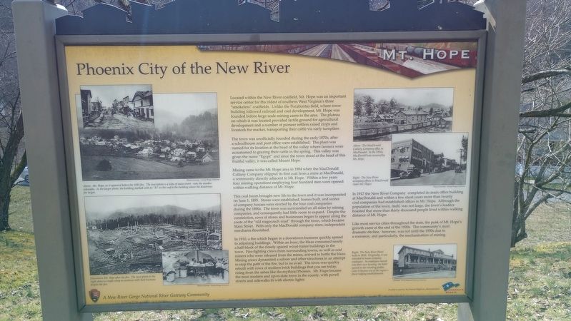 Phoenix City of the New River Marker. Click for full size. Phoenix City of the New River Marker image. Click for full size.