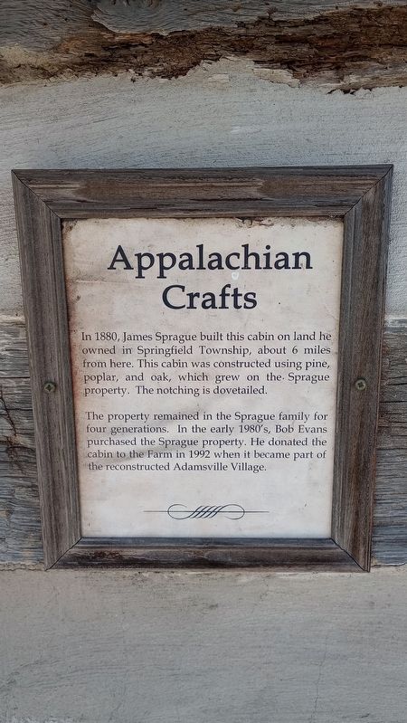 Appalachian Crafts Marker image. Click for full size.