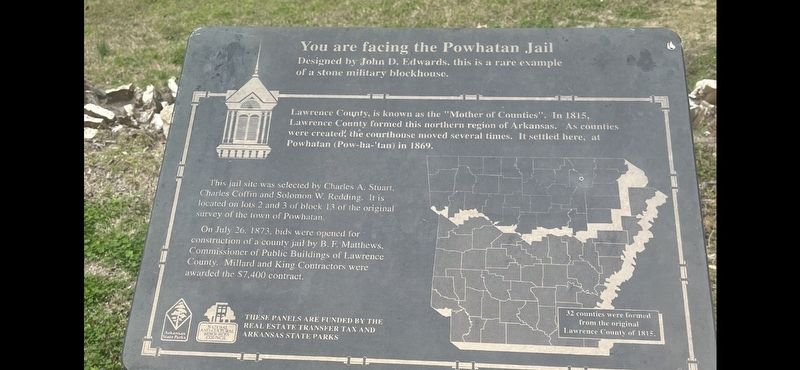 Powhatan Jail Marker image. Click for full size.