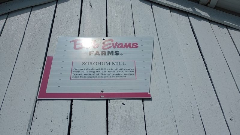 Sorghum Mill Marker image. Click for full size.