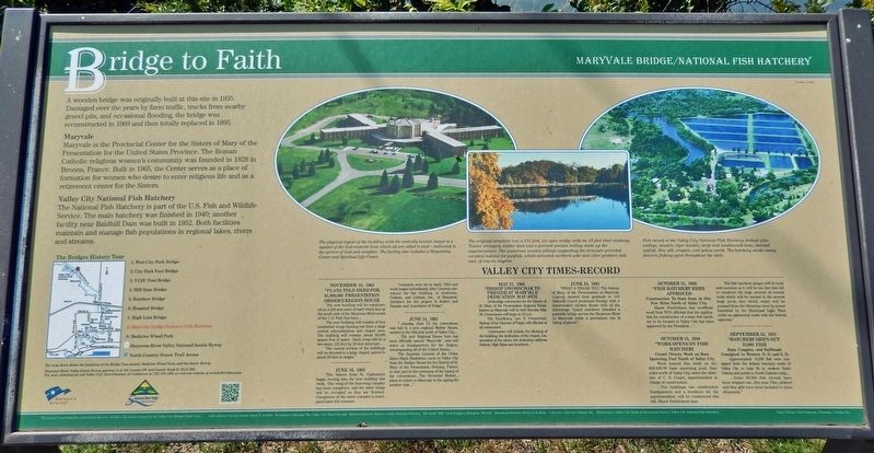 Bridge to Faith Marker. Click for full size. Bridge to Faith Marker image. Click for full size.