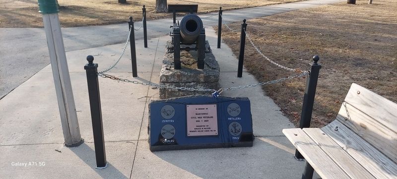 Union Park Civil War Vetrans Marker. Click for full size. Union Park Civil War Vetrans Marker image. Click for full size.