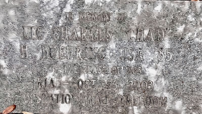 LTC Charles �Chad� H. Buehring Marker image. Click for full size.