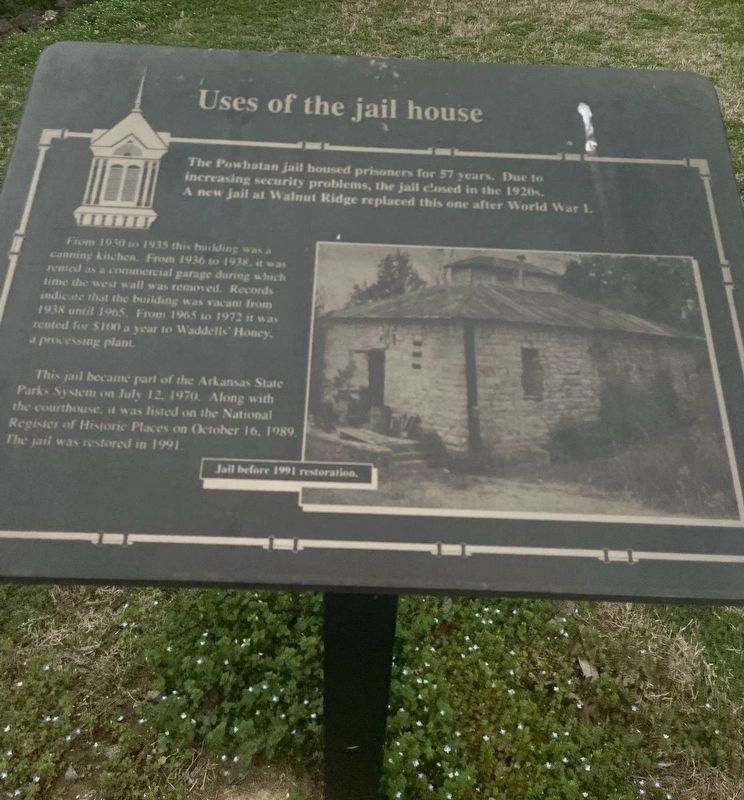 Uses of the Jail House Marker image. Click for full size.