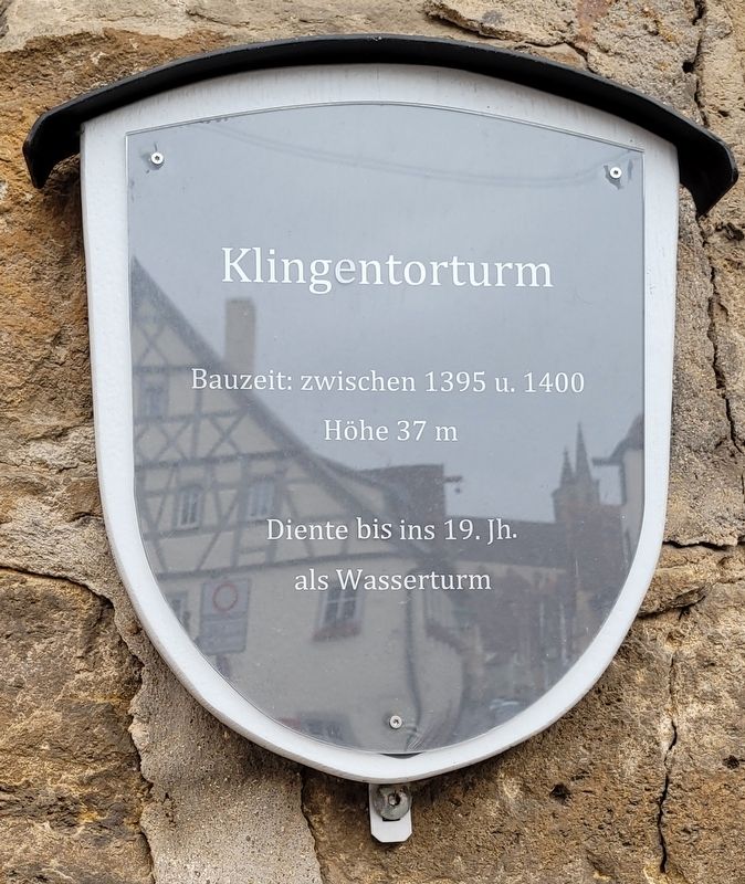 Klingentorturm / Bladegate Tower Marker. Click for full size. Klingentorturm / Bladegate Tower Marker image. Click for full size.
