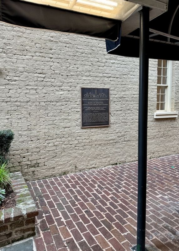 Save Charleston Foundation Marker image. Click for full size.