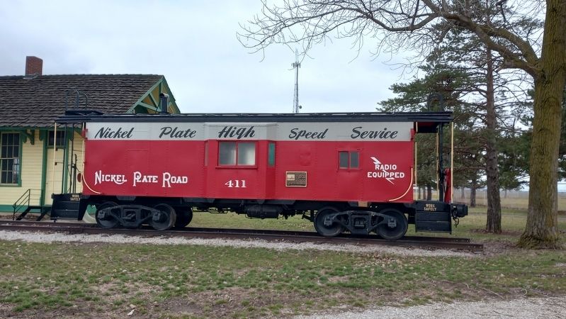 Nickel Plate Railroad Caboose image. Click for full size.