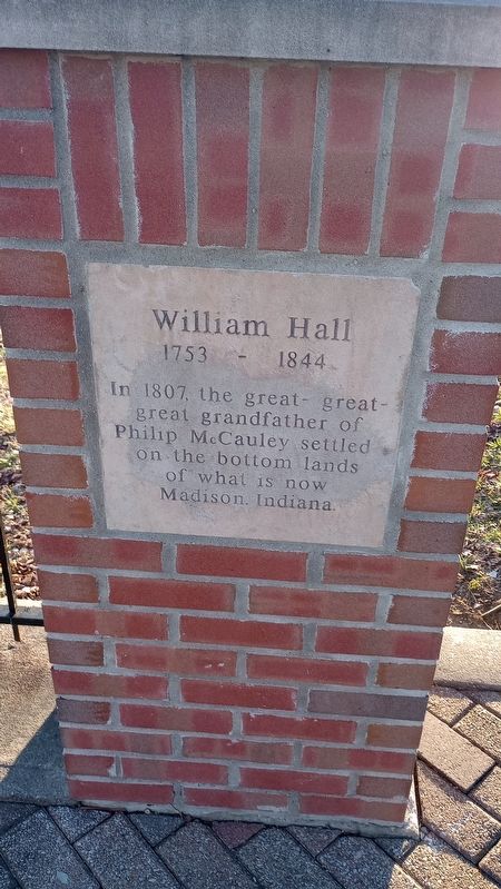 William Hall Marker image. Click for full size.