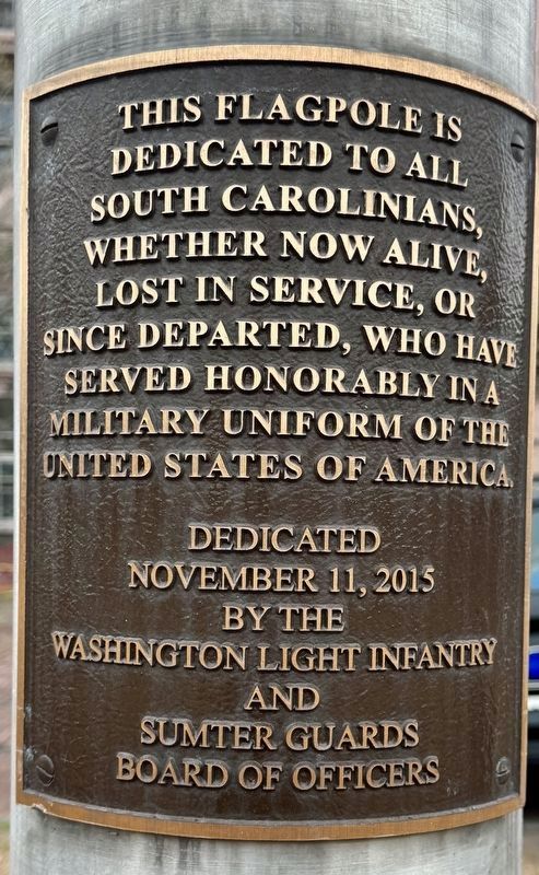 South Carolina Veterans Memorial. Click for full size. South Carolina Veterans Memorial image. Click for full size.
